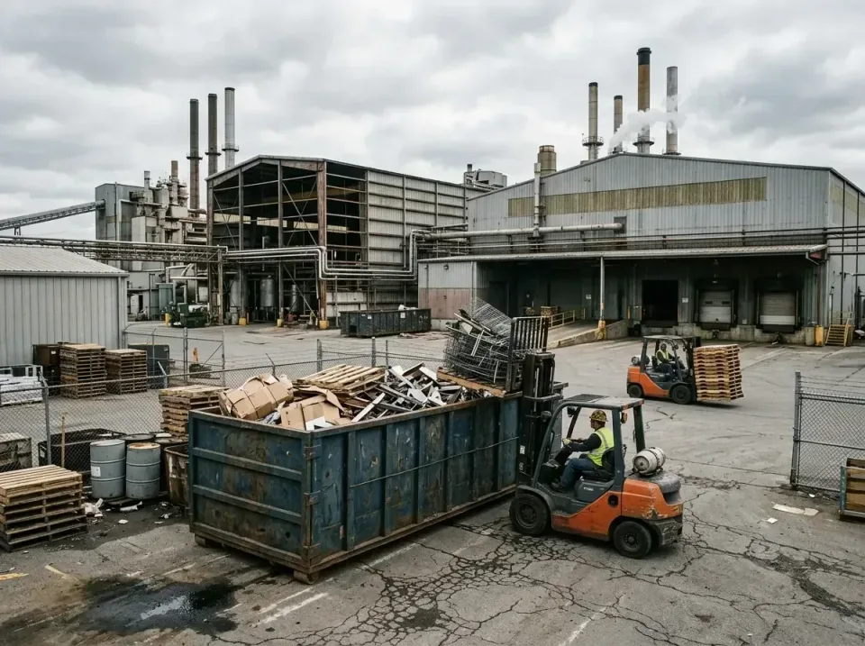 industrial-factory-scrap-conta-003 — frequently asked questions, Cheap Roll-off Dumpster Rentals in Progress Village, FL